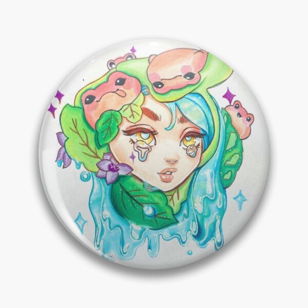 Item preview, Frog girl sticker designed and sold by Raeofsunshine06.
