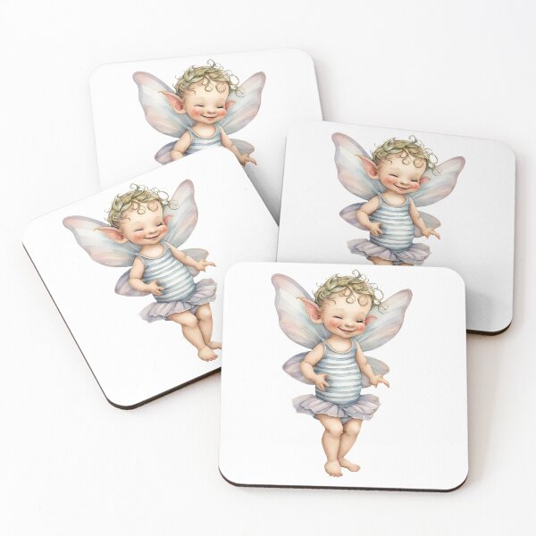 Item preview, Baby Fairy Toddler Enchanting Watercolor Graphic of Mystic World  designed and sold by dcohea.