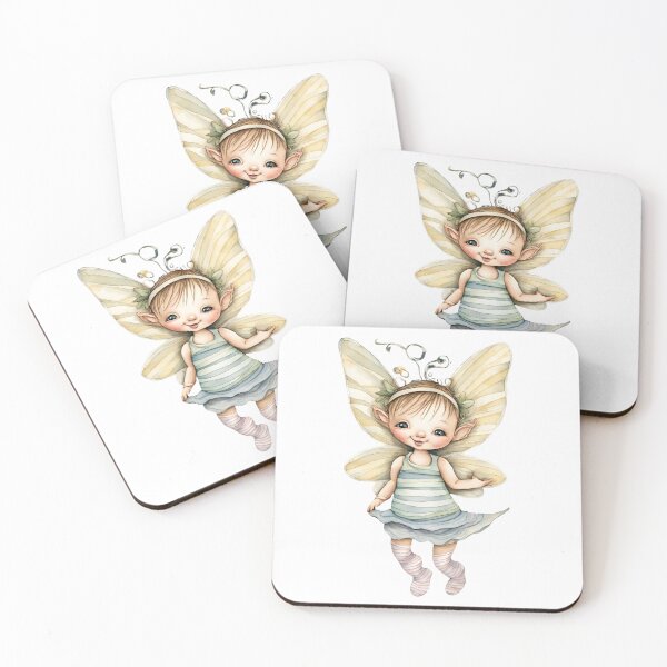 Item preview, Baby Fairy Toddler Enchanting Watercolor Graphic of Mystic World  designed and sold by dcohea.