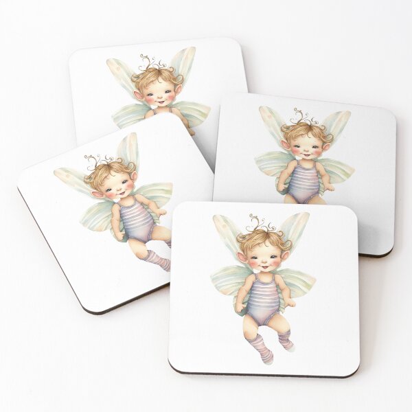 Item preview, Baby Fairy Toddler Enchanting Watercolor Graphic of Mystic World  designed and sold by dcohea.