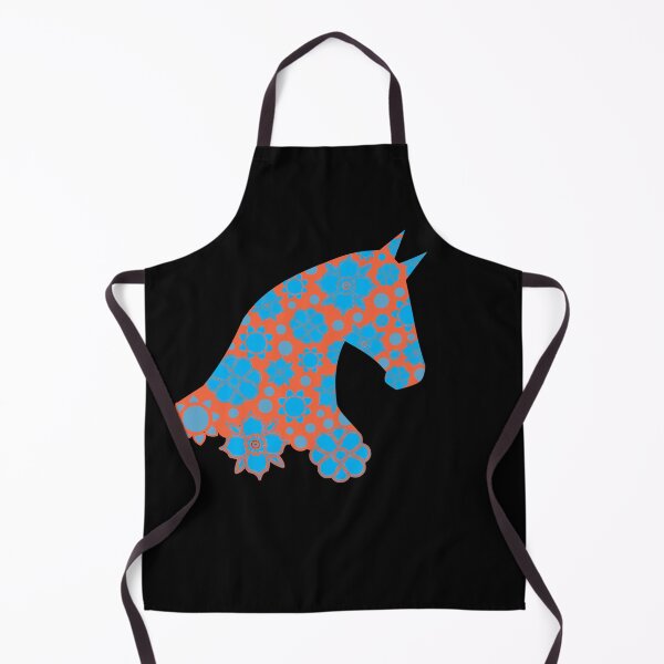 Item preview, Retro flower horse silhouette graphic designed and sold by NobizArtwerkz.