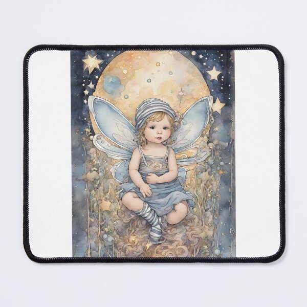 Item preview, Baby Fairy Toddler Enchanting Watercolor Graphic of Mystic World designed and sold by dcohea.