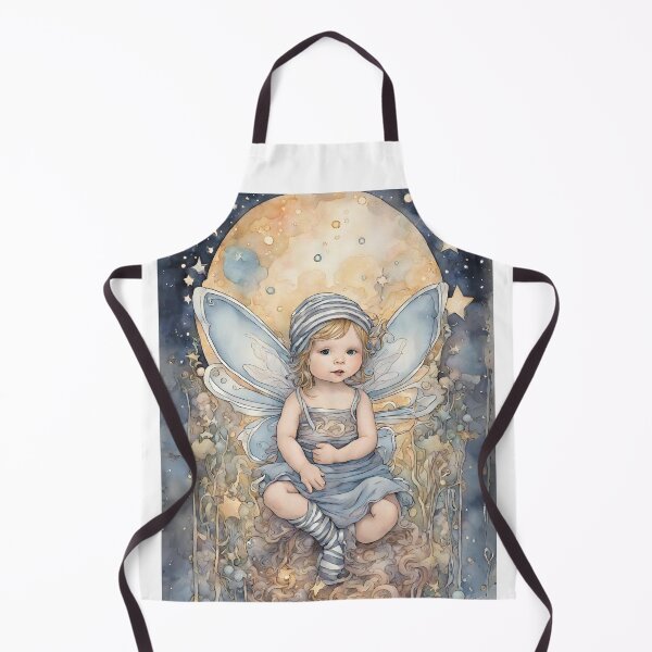Item preview, Baby Fairy Toddler Enchanting Watercolor Graphic of Mystic World designed and sold by dcohea.
