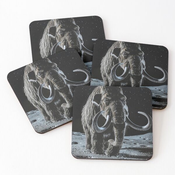 Item preview, Woolly Mammoth on the moon designed and sold by Brendon987.