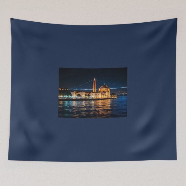 Item preview, Beautiful night scene of Bosphorus Istanbul designed and sold by Imagetore.