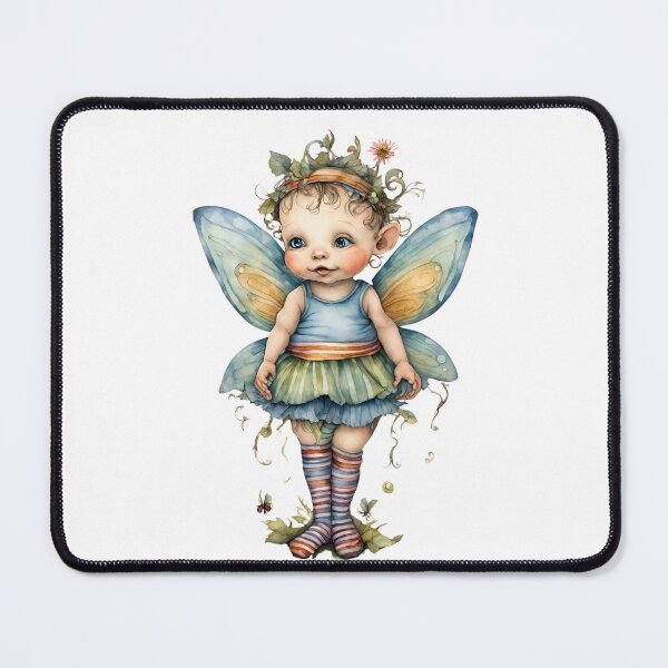 Item preview, Baby Fairy Toddler Enchanting Watercolor Graphic of Mystic World designed and sold by dcohea.