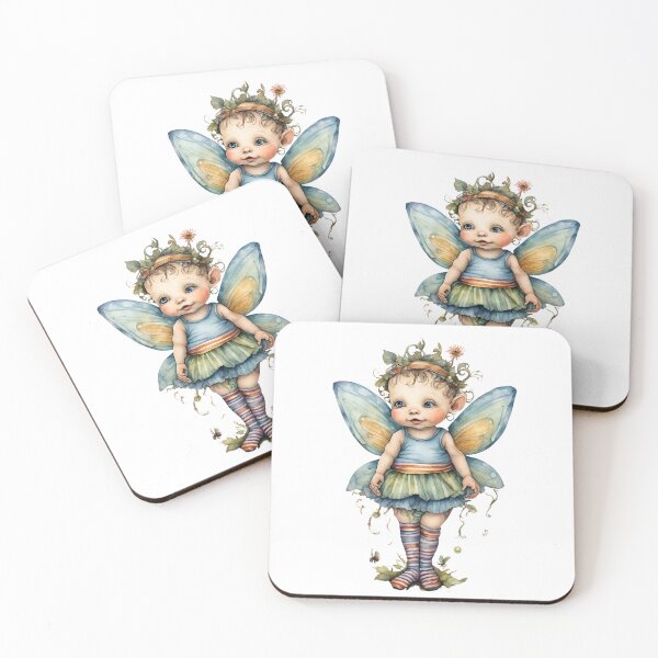Item preview, Baby Fairy Toddler Enchanting Watercolor Graphic of Mystic World  designed and sold by dcohea.