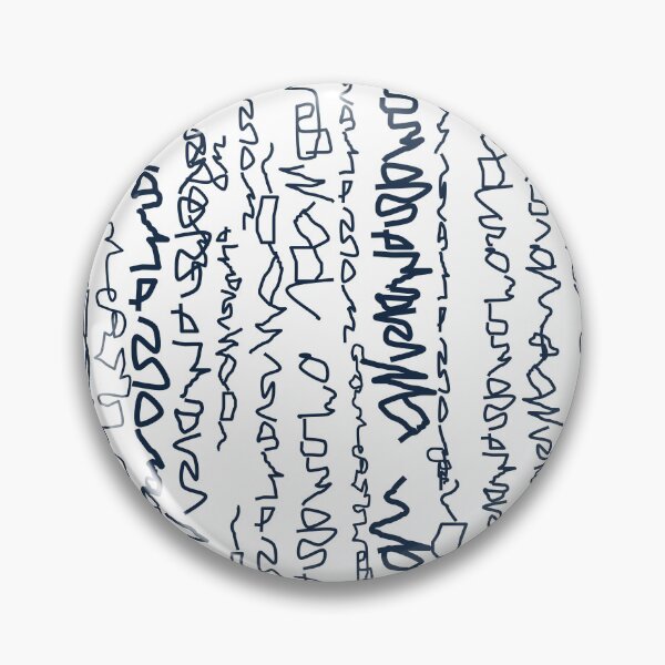 Item preview, Abstract writing Black and White designed and sold by NAERENA.