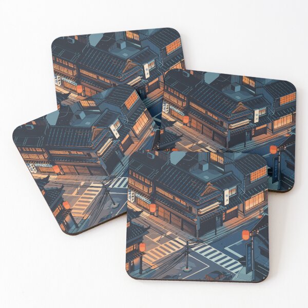 Item preview, Radiant Alleys: Isometric Japanese Lightscape designed and sold by Eshwarx.