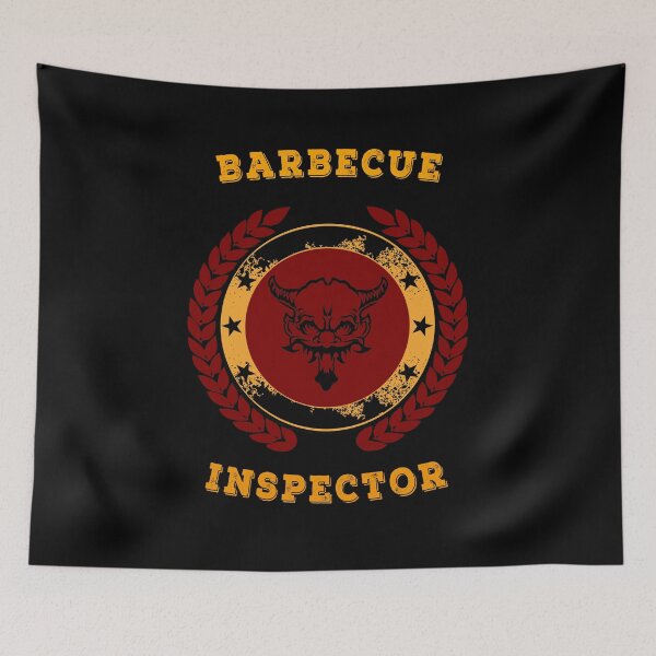 Item preview, Barbecue Inspector - BBQ Grill Pitmaster Shirt designed and sold by Basti09.