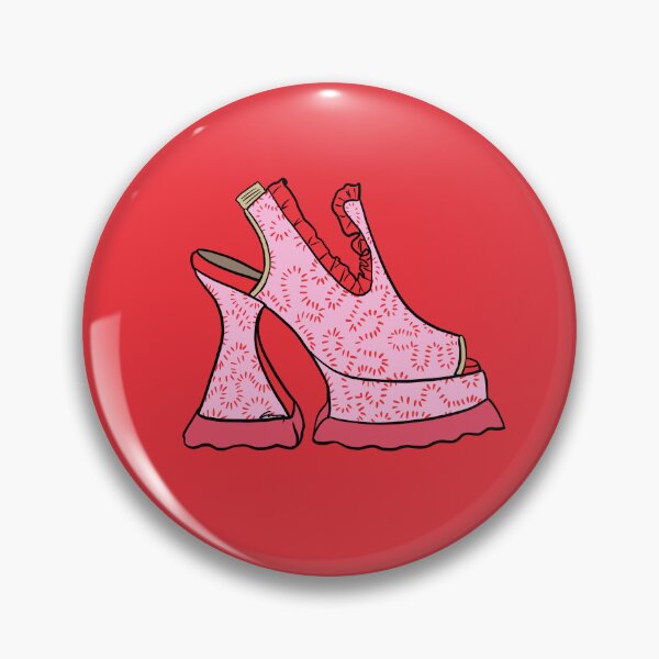 Item preview, Fluevog Ruffle Lady Miss Munster Shoe designed and sold by anne m bray.
