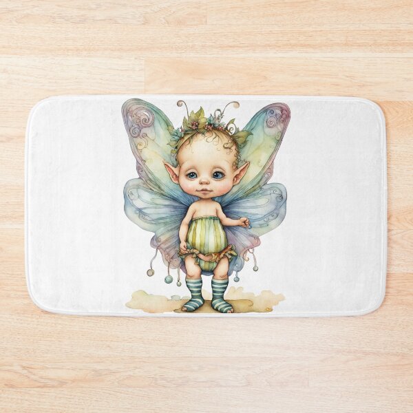 Item preview, Baby Fairy Toddler Enchanting Watercolor Graphic of Mystic World  designed and sold by dcohea.
