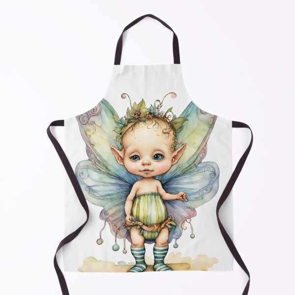 Item preview, Baby Fairy Toddler Enchanting Watercolor Graphic of Mystic World designed and sold by dcohea.