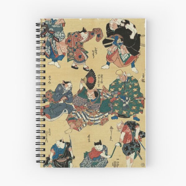 Item preview, Utagawa Kuniyoshi - Cats Japanese Painting designed and sold by schwarzkerpf.