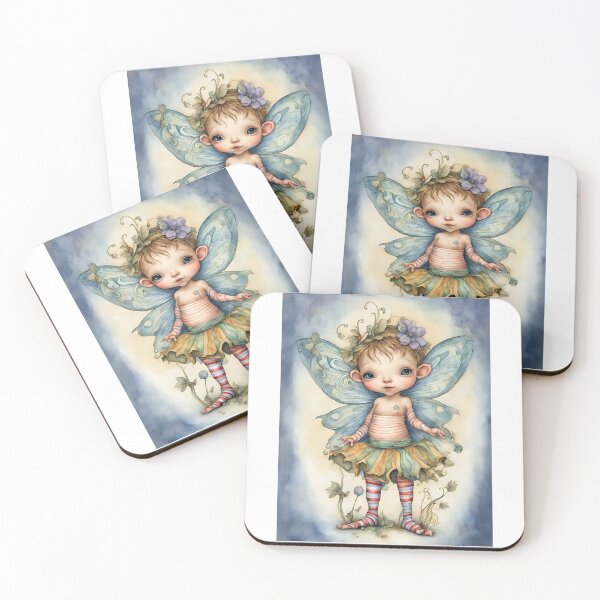 Item preview, Baby Fairy Toddler Enchanting Watercolor Graphic of Mystic World  designed and sold by dcohea.
