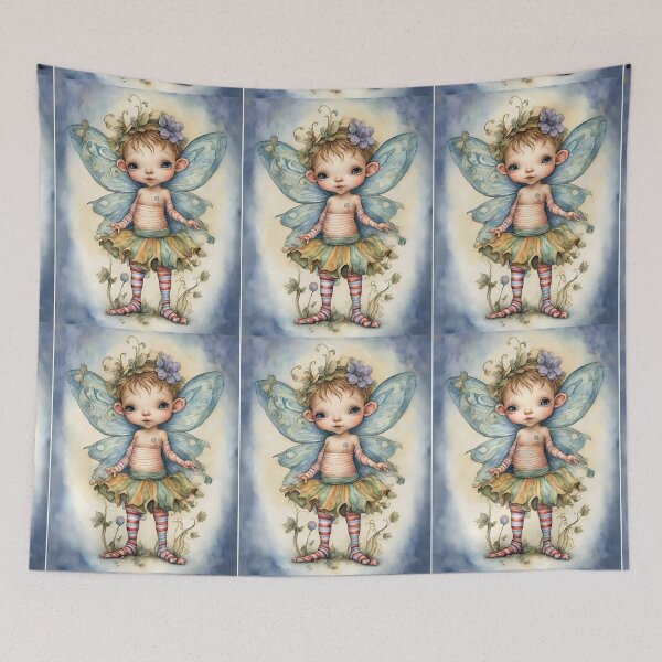 Item preview, Baby Fairy Toddler Enchanting Watercolor Graphic of Mystic World  designed and sold by dcohea.