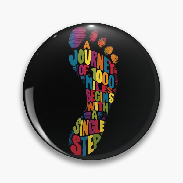Item preview, Footprint - A journey of 1000 miles begins with a single step designed and sold by Channel1Design.