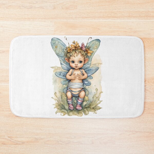 Item preview, Baby Fairy Toddler Enchanting Watercolor Graphic of Mystic World  designed and sold by dcohea.