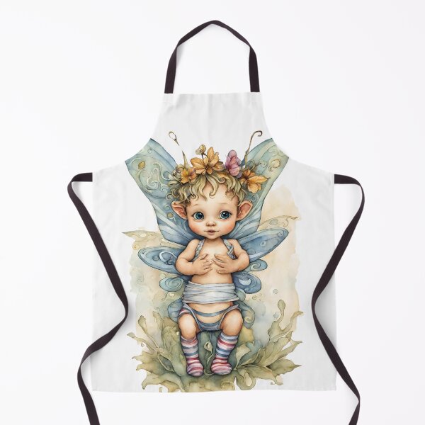 Item preview, Baby Fairy Toddler Enchanting Watercolor Graphic of Mystic World designed and sold by dcohea.