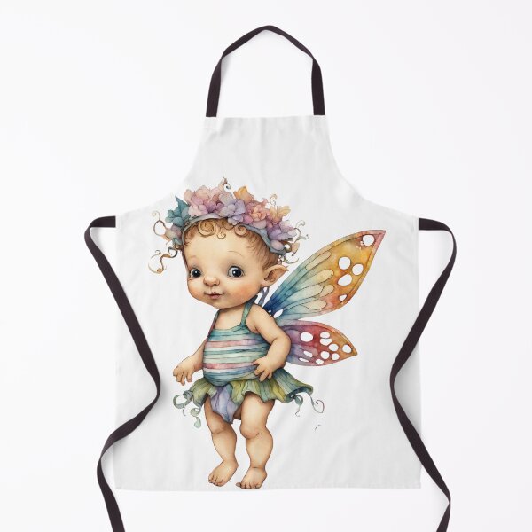 Item preview, Baby Fairy Toddler Enchanting Watercolor Graphic of Mystic World designed and sold by dcohea.