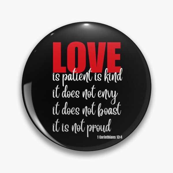 Item preview, Biblical Scriptures on Love 1 Corinthians 13:4  designed and sold by bible-prints.