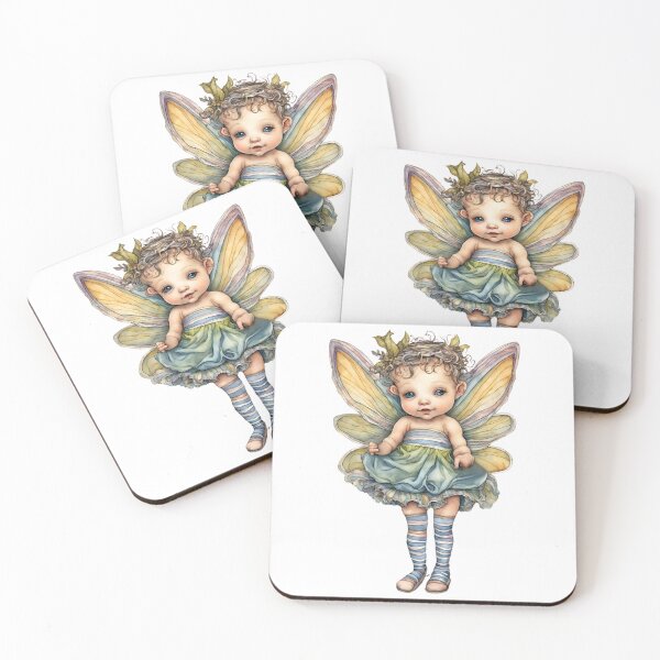 Item preview, Baby Fairy Toddler Enchanting Watercolor Graphic of Mystic World  designed and sold by dcohea.