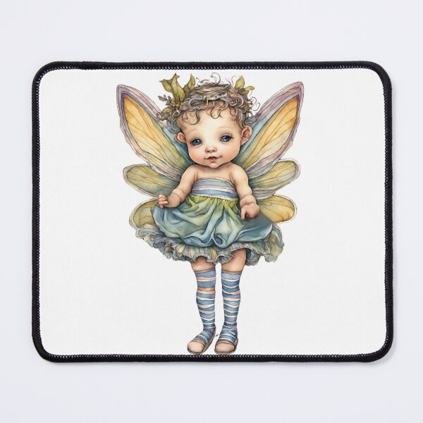 Item preview, Baby Fairy Toddler Enchanting Watercolor Graphic of Mystic World designed and sold by dcohea.