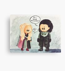 Jonerys Snowstorm Am I Your Prisoner? Canvas Print