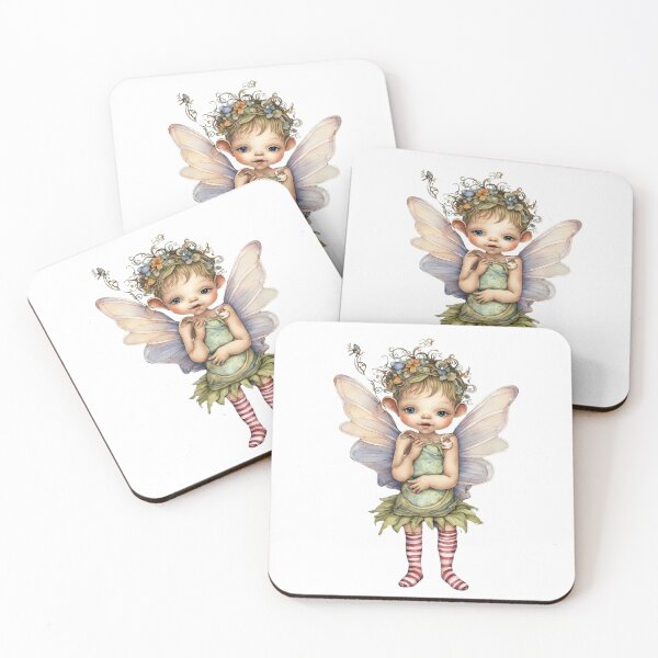 Item preview, Baby Fairy Toddler Enchanting Watercolor Graphic of Mystic World  designed and sold by dcohea.