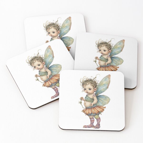 Item preview, Baby Fairy Toddler Enchanting Watercolor Graphic of Mystic World  designed and sold by dcohea.