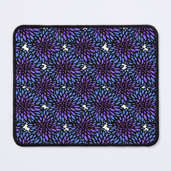 Item preview, Purple & Blue Chrysanthemum Flower designed and sold by RedLeafPine.