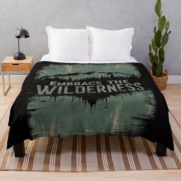 Item preview, Embrace The Wilderness - Nature Inspired Graphic Tee designed and sold by HOMEDESIGNPRINT.