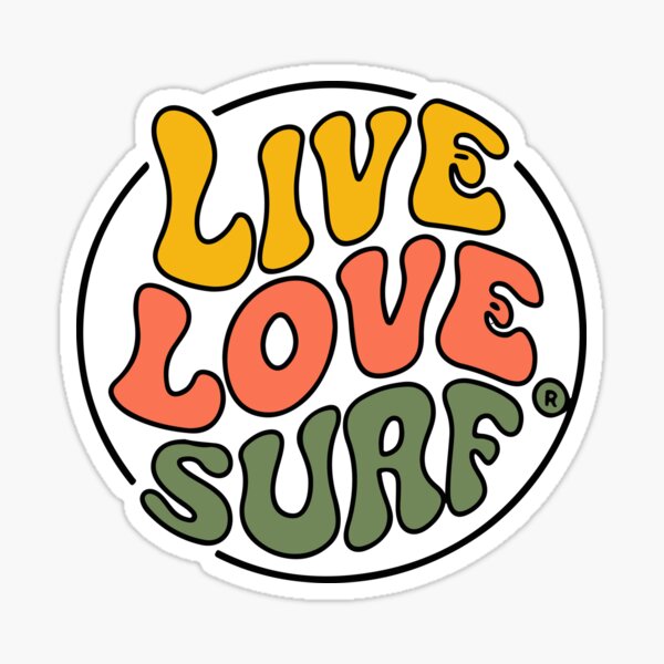 Vista previa del artículo con la obra «Vivir el amor surf», diseñado y vendido por Timegraf.