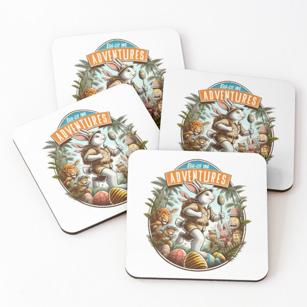 Item preview, rabbit easter adventure  Easter Funny animals  designed and sold by Expressions-Sel.