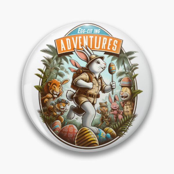 Item preview, rabbit easter adventure  Easter Funny animals  designed and sold by Expressions-Sel.