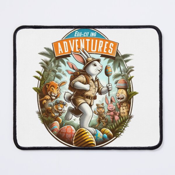 Item preview, rabbit easter adventure  Easter Funny animals  designed and sold by Expressions-Sel.