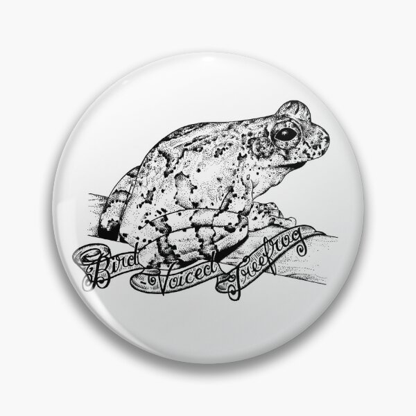 Item preview, Bird Voiced Treefrog (Hyla avivoca) designed and sold by UnderfootStudio.