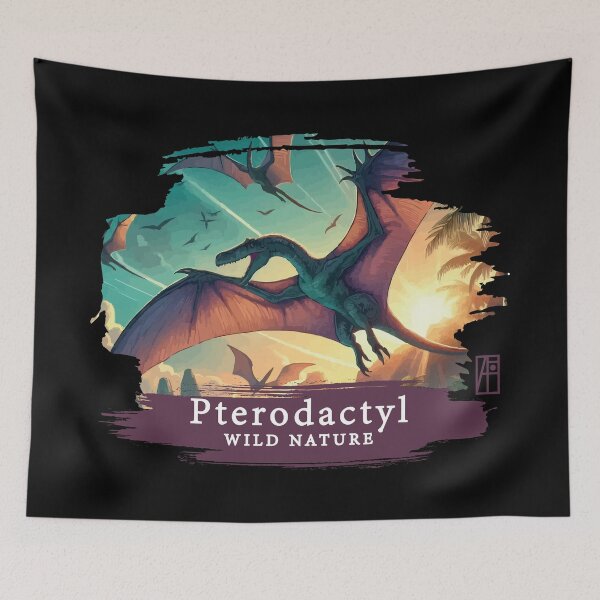 Item preview, Pterodactyl - WILD NATURE - DINOSAURS -2 designed and sold by ArtProjectShop.