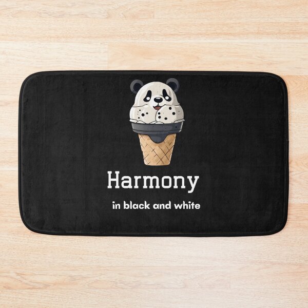 Item preview, Harmony giant panda black sesame ice cream designed and sold by Yeyishop.