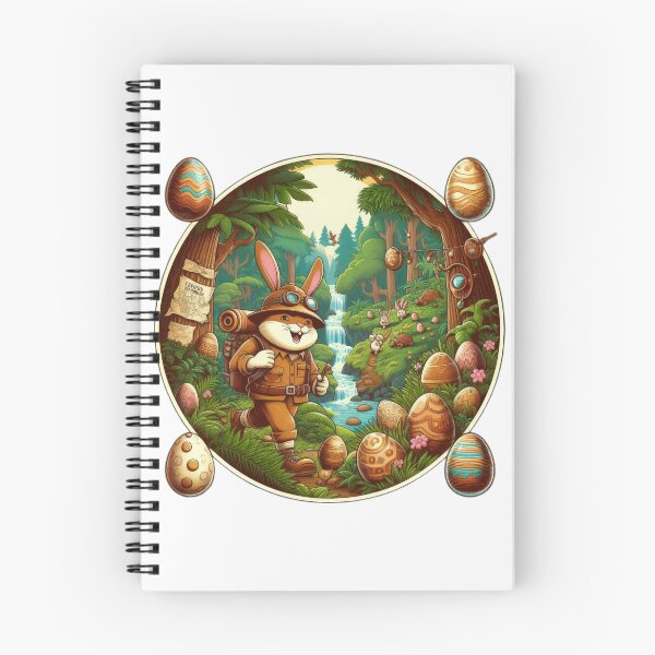 Item preview,  rabbit  tourist mountaineer Easter Funny animals  designed and sold by Expressions-Sel.
