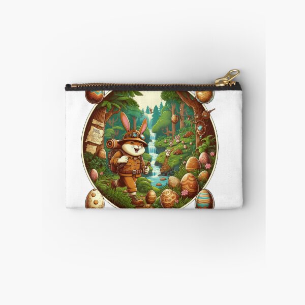 Item preview,  rabbit  tourist mountaineer Easter Funny animals  designed and sold by Expressions-Sel.