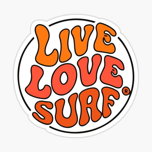 Vista previa del artículo con la obra «Vivir el amor surf», diseñado y vendido por Timegraf.