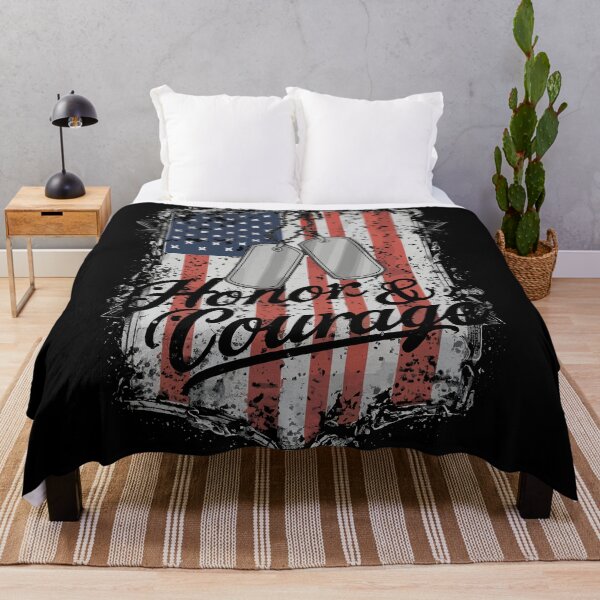 Item preview, Honor & Courage Armed Forces Day Memorial Day USA Veterans Day designed and sold by Quirky Shirts.