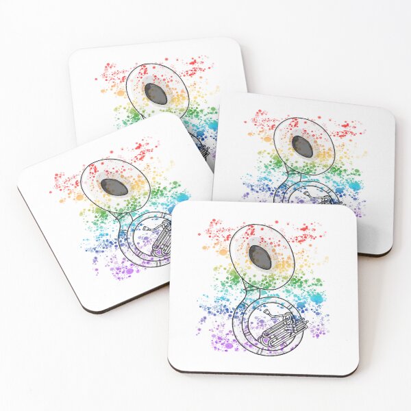 Item preview, Sousaphone Rainbow Colours Sousaphonist Brass Musician designed and sold by doodlerob.