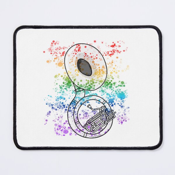 Item preview, Sousaphone Rainbow Colours Sousaphonist Brass Musician designed and sold by doodlerob.