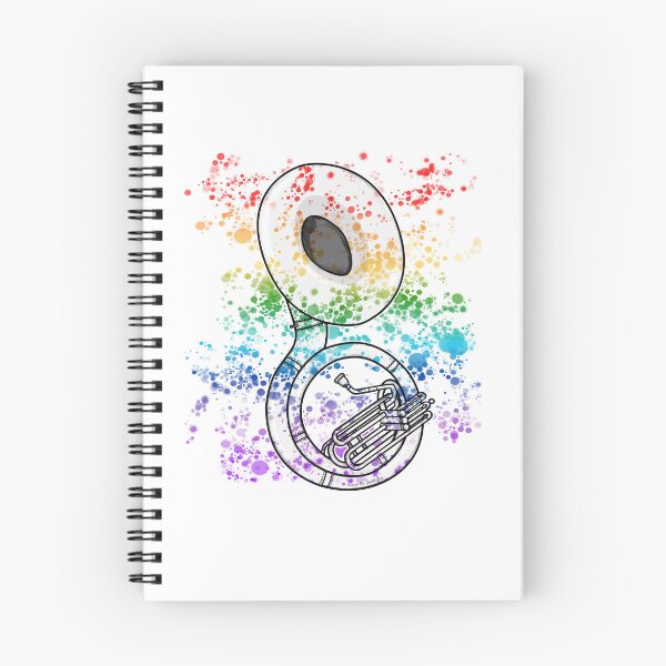 Item preview, Sousaphone Rainbow Colours Sousaphonist Brass Musician designed and sold by doodlerob.