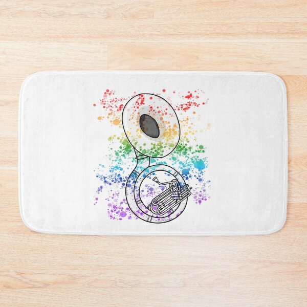 Item preview, Sousaphone Rainbow Colours Sousaphonist Brass Musician designed and sold by doodlerob.