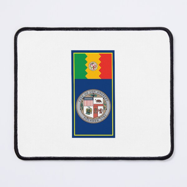 Item preview, Los Angeles Flag & Coat of arms designed and sold by adamst555.