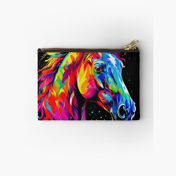 Item preview, Horse in Liquid Paint of Many Colors designed and sold by PixelCraftDSG.