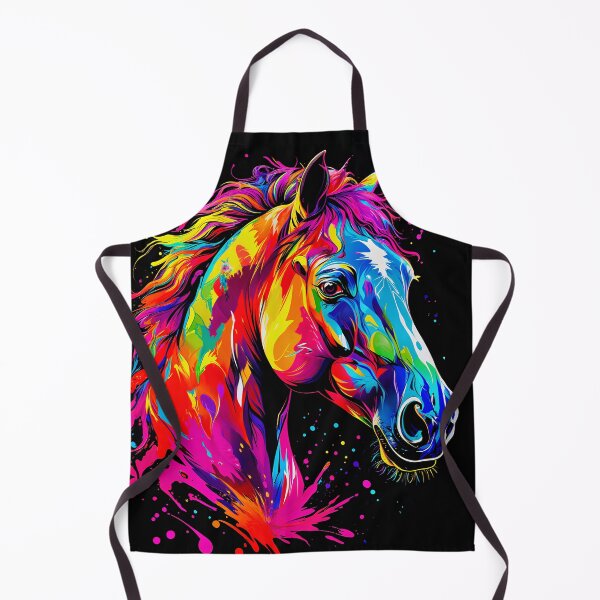 Item preview, Horse in Liquid Paint of Many Colors designed and sold by PixelCraftDSG.
